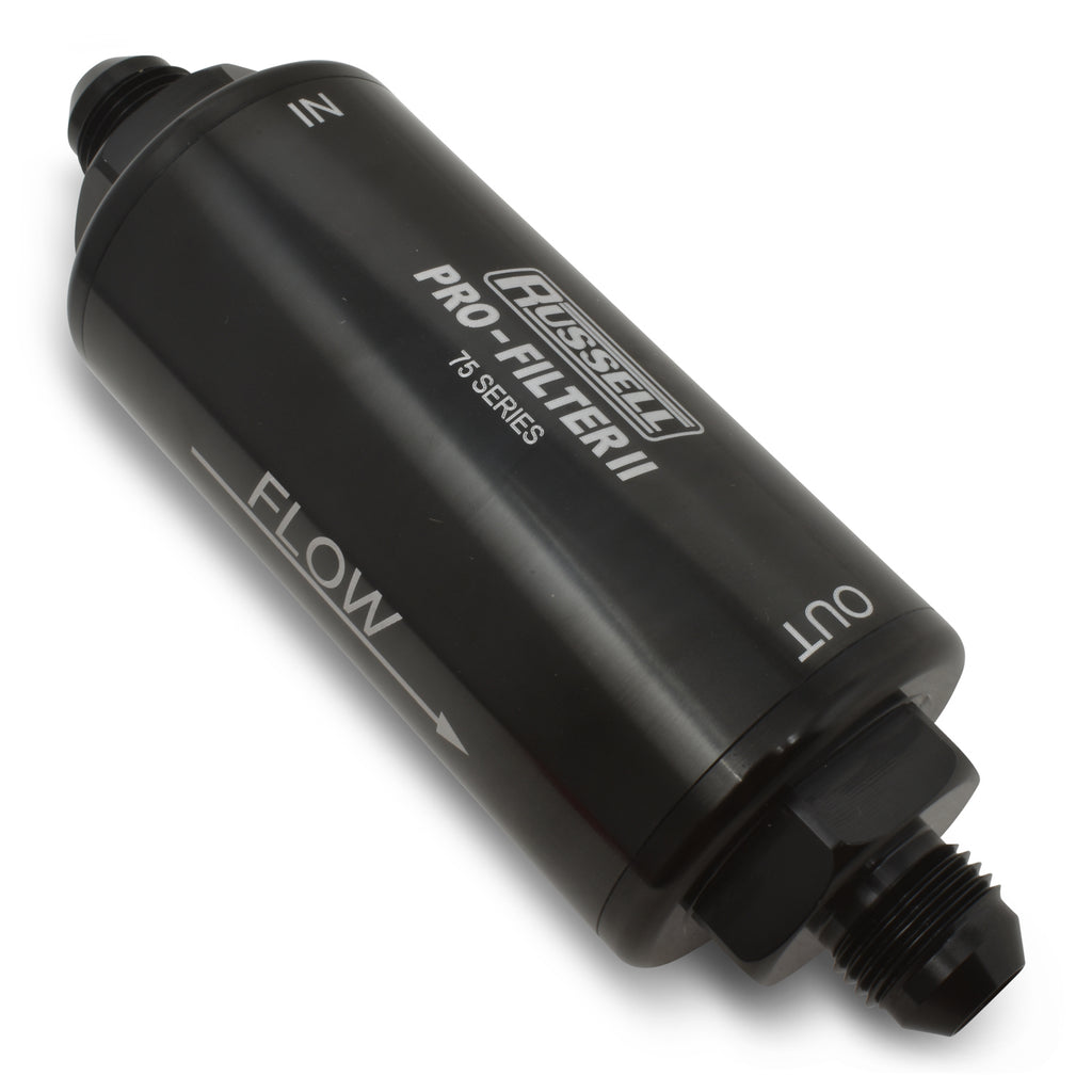 RUSSELL 750810 Russell 750810 75 Series Pro-Filter II Fuel Filter, 100 Micron, 8 AN
