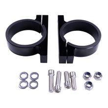 Load image into Gallery viewer, RUSSELL 755200 Russell 755200 Pro Billet 2 75 Series Fuel Filter Clamps, 2-Inch ID, Black Anodized Aluminum, Pair