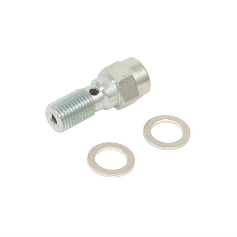 RUSSELL R40505 Russell R40505 1/8 in NPT Female to 3/8-24 in Banjo Steel Straight Adapter