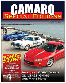 S-A BOOKS CT658 Camaro Special Editions 1967-Present