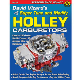 S-A BOOKS SA216 How to Tune & Modify Hol ley Carburetors