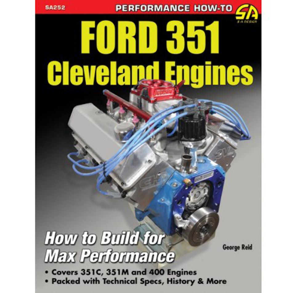 S-A BOOKS SA252 Ford 351 Cleveland Motor Build for Performance