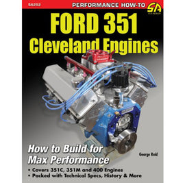S-A BOOKS SA252 Ford 351 Cleveland Motor Build for Performance