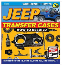 Load image into Gallery viewer, S-A BOOKS SA538 Jeep Transfer Cases to Rebuild