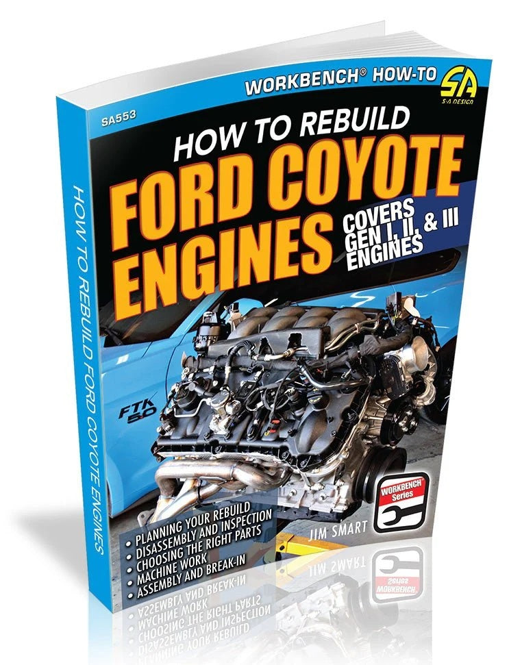 S-A BOOKS SA553 How To Rebuild Ford Coyote Engines