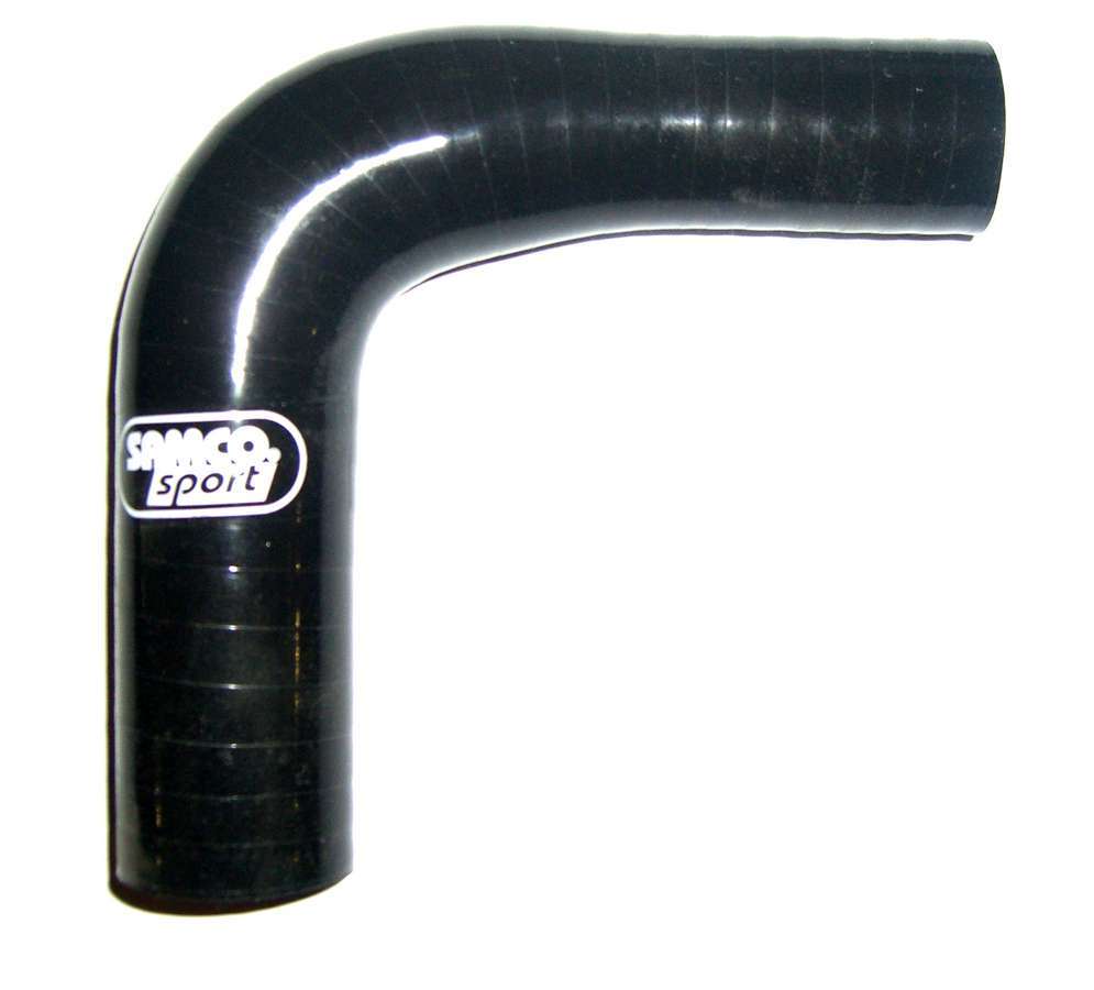 SAMCO SPORT RE9038-35BLACK 1-1/2in to 1-3/8in 90Deg Reducer Elbow Black