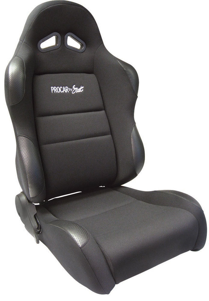 SCAT ENTERPRISES 80-1605-61R Sportsman Racing Seat - Right - Black Vinyl/Vlur