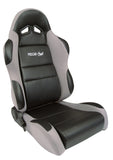 SCAT ENTERPRISES 80-1605-62R Sportsman Racing Seat - Right - Gray Vinyl/Vlour