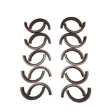 SCE GASKETS 21105-10 SBC Rear Main Seal Dyno- Pak (10) 2-Piece Viton