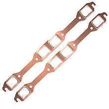 Load image into Gallery viewer, SCE GASKETS 4164 1.650 x 1.200 BB Mopar Copper Embossed Exh Gskt