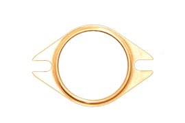 SCE GASKETS 4200 2-Bolt Copper Collecter Gasket 2.500 Dia.