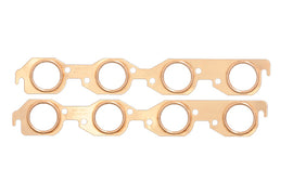 SCE GASKETS 4313 BBC Copper Exhaust Gskts 2.00 Round Port