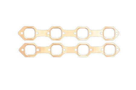 SCE GASKETS 4636 Copper Exhaust Gaskets - SBF w/EDE 7721 Heads