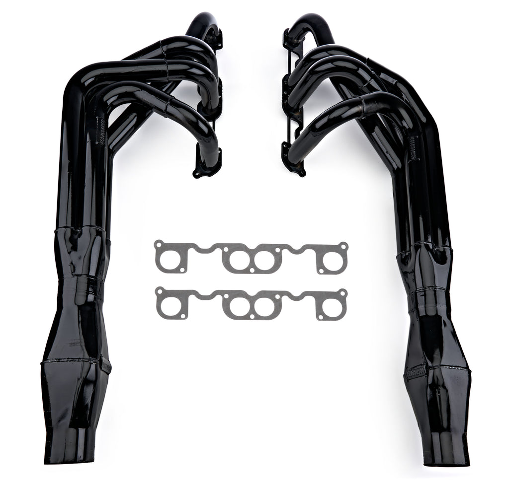 SCHOENFELD 1055LVAP-78 Schoenfeld 1055LVAP-78 Sprint Car Headers with Muffler for Small Block Chevy