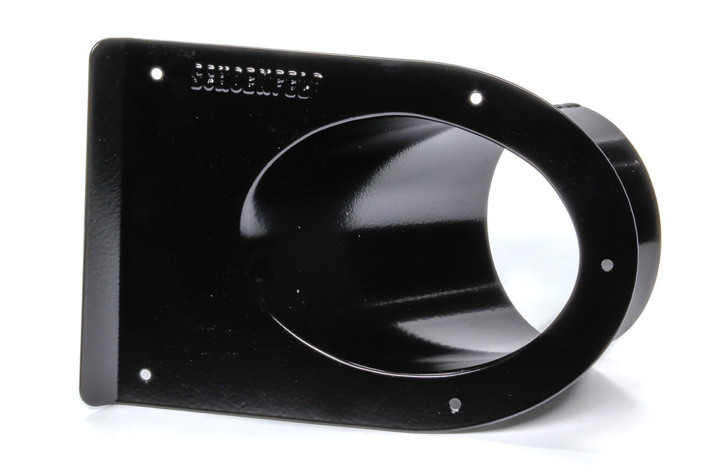 SCHOENFELD 400TSB-45 Tail Pipe Saver 4in Black 45 Degree