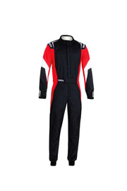 SPARCO 001144B58NRRB Comp Suit Black/Red Large / X-Large