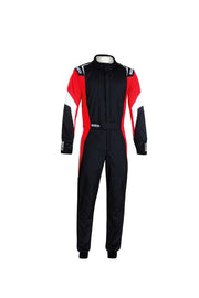 SPARCO 001144B64NRRB Comp Suit Black/Red 2X-Large