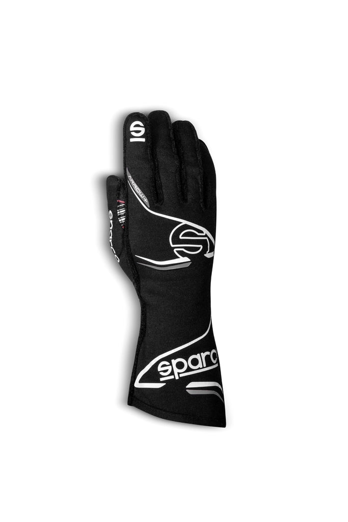 SPARCO 00131911NRBI Sparco Glove Arrow+ Large Black and White - Comfortable and Durable Driving Gloves