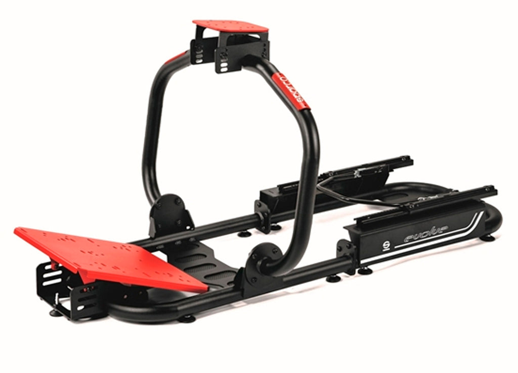 SPARCO 081988NRRS Sparco Evolve 3.0 Simulator Chassis with Adjustable Seat Track, Steel Frame, Black Finish