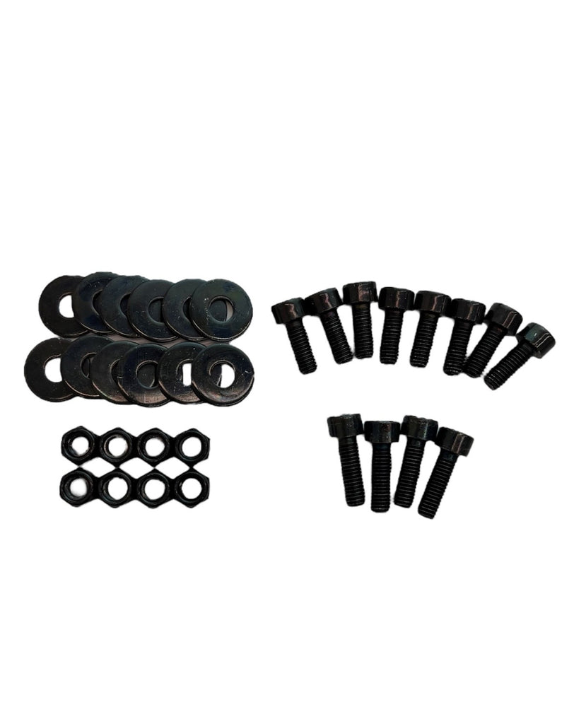 SPARCO 50002ZN Sparco 50002ZN Seat Track to Side Mount Hardware Kit, Black Zinc Oxide Steel