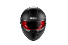 Load image into Gallery viewer, SPARCO BRH0007B0K120ML Helmet Stealth Medium / Large Black Red SA2025