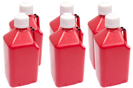 SCRIBNER 2000R-CASE Utility Jug - 5-Gallon Red - Case 6