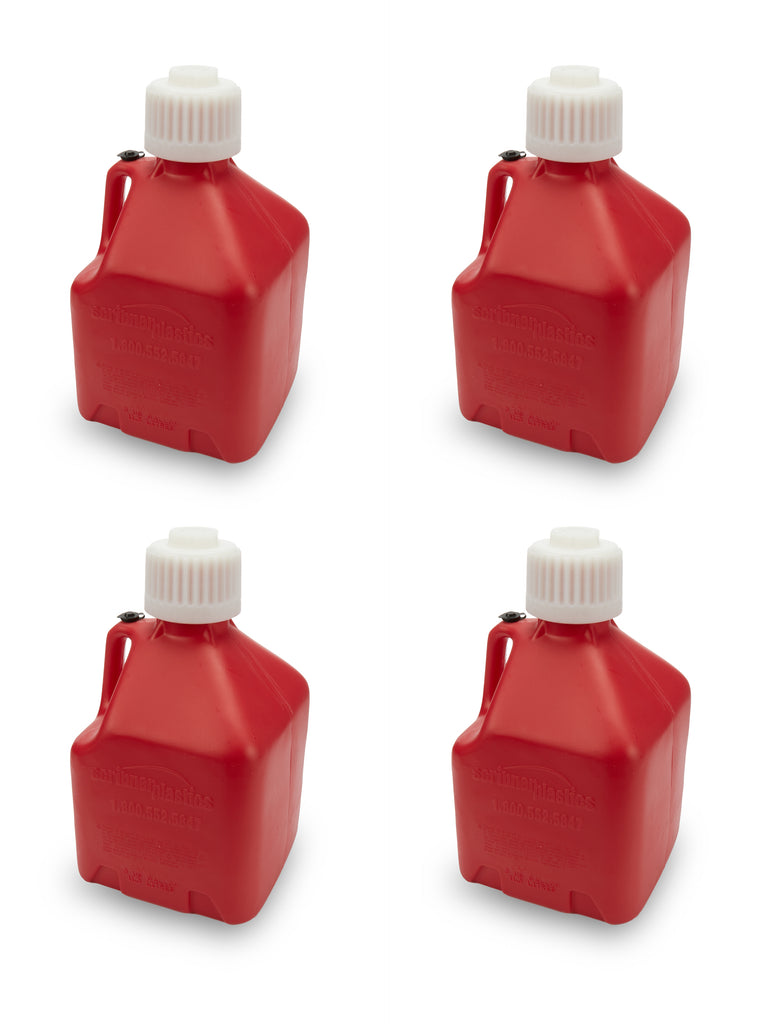 SCRIBNER 2020R-CASE Utility Jug - 3-Gallon Red - Case 4