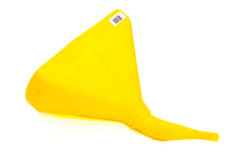 SCRIBNER 6115Y Funnel - 14in 45 Deg. D-Shape Yellow