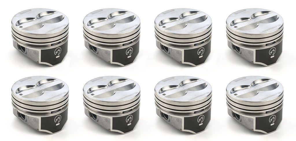 SEALED POWER H345DCP20 Sealed Power H345DCP20 SBC Cast Piston Set with 4.020 Inch Bore for Small Block Chevy