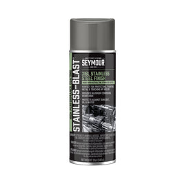 SEYMOUR PAINT 16-54 SEYMOUR PAINT Stainless Blast Paint Spray Can 13oz – Acrylic Lacquer for Stainless Steel Finishes