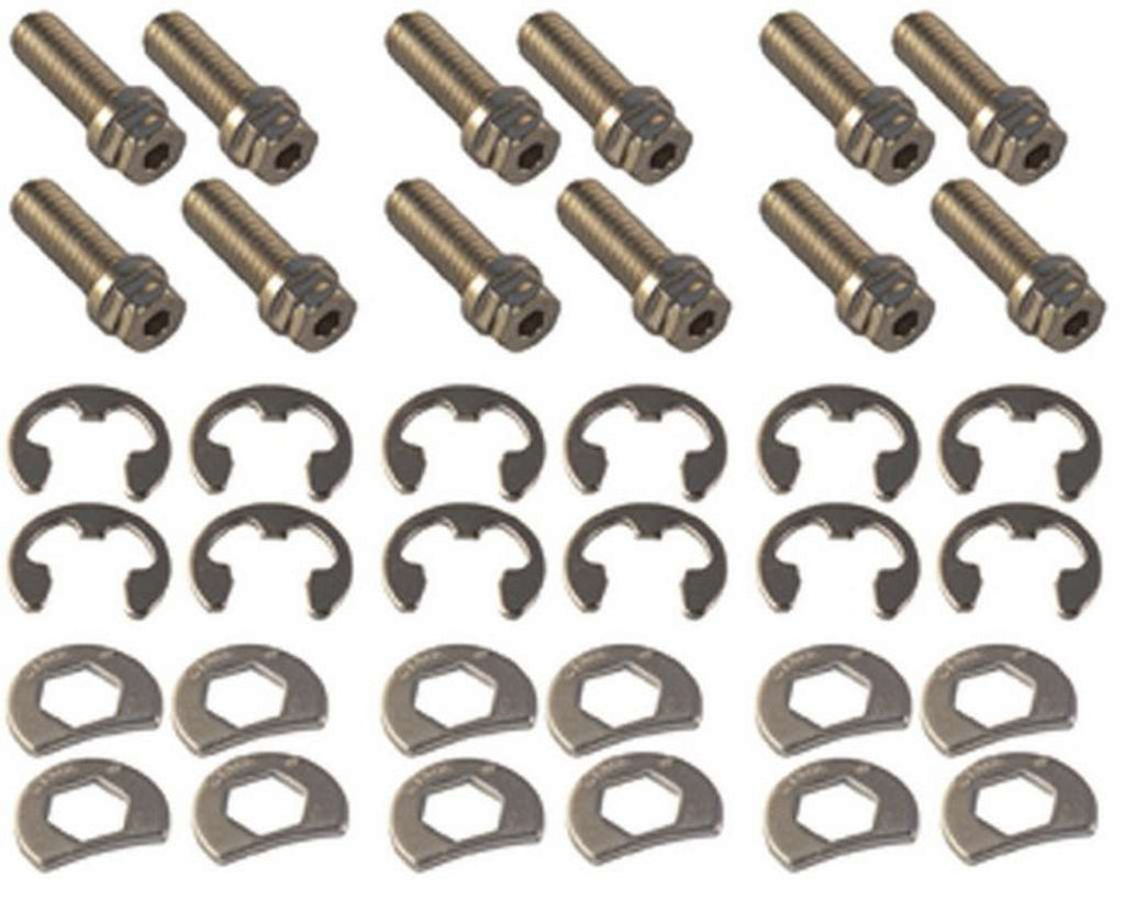STAGE 8 FASTENERS 8951 S/S Header Bolt Kit - 6pt. 3/8-16 x 1in (12)