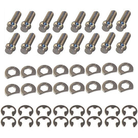 STAGE 8 FASTENERS 8953 S/S Header Bolt Kit - 6pt. 3/8-16 x 1in (16)