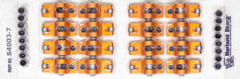 SHARP ROCKERS S4003-7 SBF Rocker Arms - 1.6 Ratio 7/16 Stud