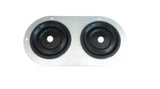 SEALS-IT GS10032H6 Firewall Grommet 2-Hole 5.750in x 3in .375in ID