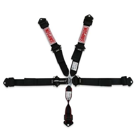 SIMPSON SAFETY 12LD5WB Harness 5pt LL Pull-Down 2in Lap & Shoulder