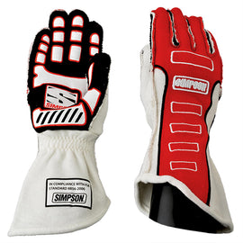 SIMPSON SAFETY 21300XR-O Competitor Glove X-Large Red Outer Seam