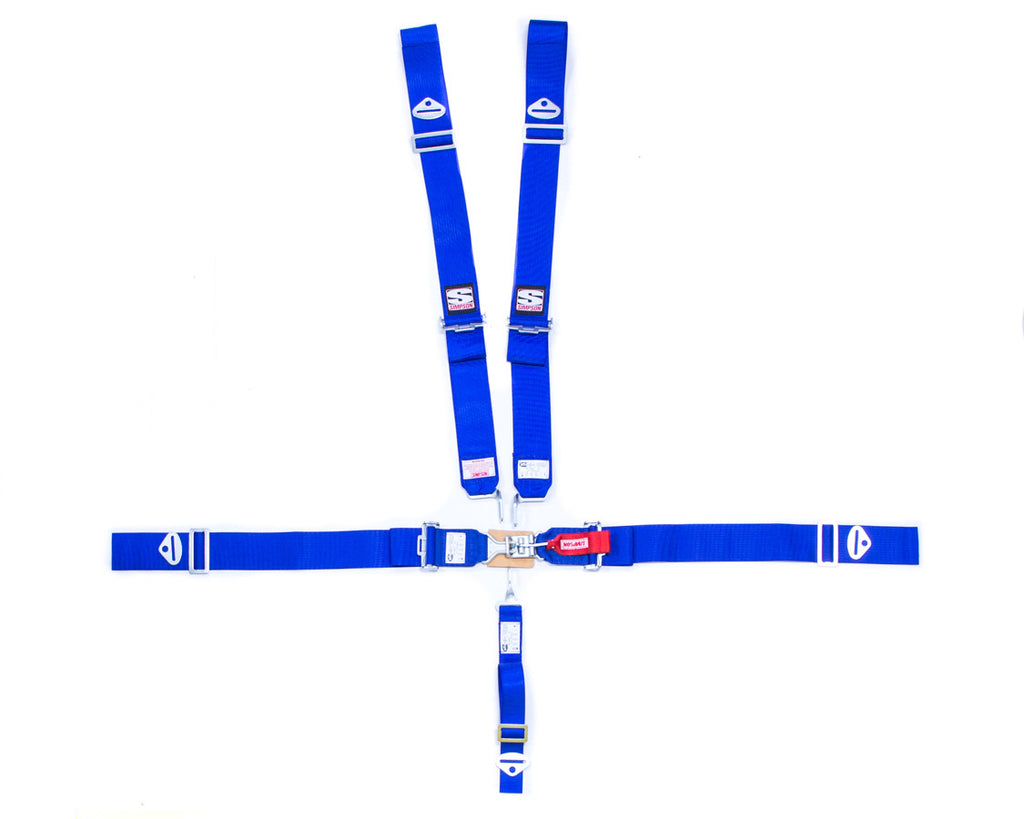 SIMPSON SAFETY 29043BL 5-pt Sport Harness Systm LL P/D B/I Ind 55in