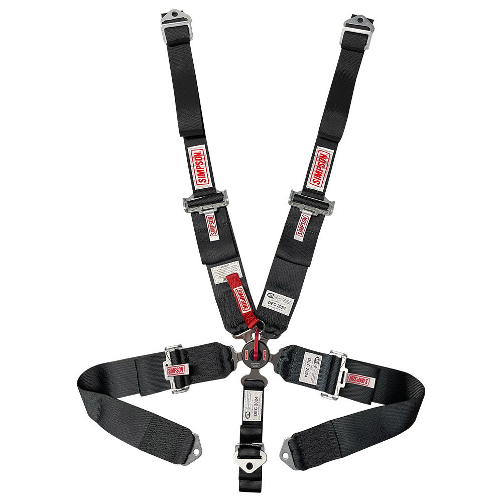 SIMPSON SAFETY 29110BKH 5PT Harness System CL P/D HNR B/I IND 55in BK