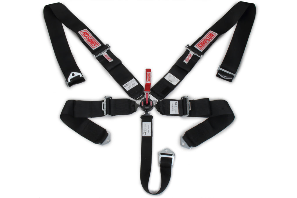 SIMPSON SAFETY 29110BK 5-PT Harness System CL P/D B/I Ind 55in