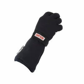 SIMPSON SAFETY 37017XK SIMPSON SAFETY Holeshot-22 Driving Gloves X-Large Black SFI 3.3/20 with Double Layer and Nomex