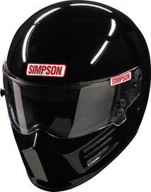 SIMPSON SAFETY 7200032 Helmet Bandit Large Gloss Black SA2020