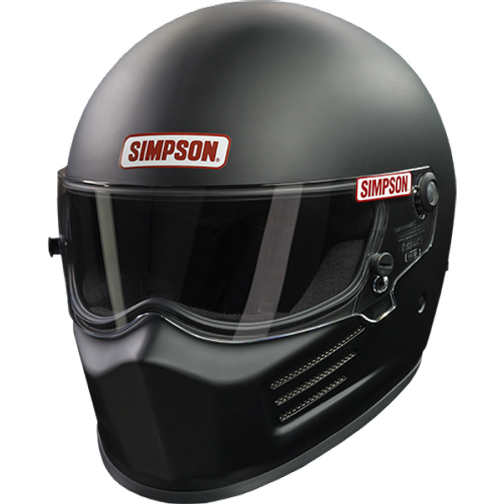 SIMPSON SAFETY 7200038 Helmet Bandit Large Flat Black SA2020