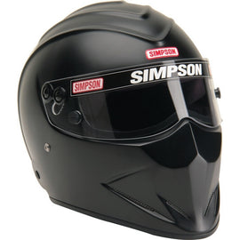 SIMPSON SAFETY 7297128 Helmet Diamondback 7-1/2 Flat Black SA2020