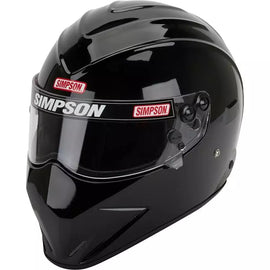 SIMPSON SAFETY 7297342 Helmet Diamondback 7-3/4 Black SA2020