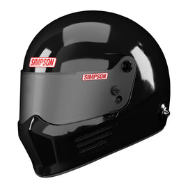 SIMPSON SAFETY 9200022 Simpson Safety Bandit Full Face Helmet SA2025 Medium Black for Motorsports Safety