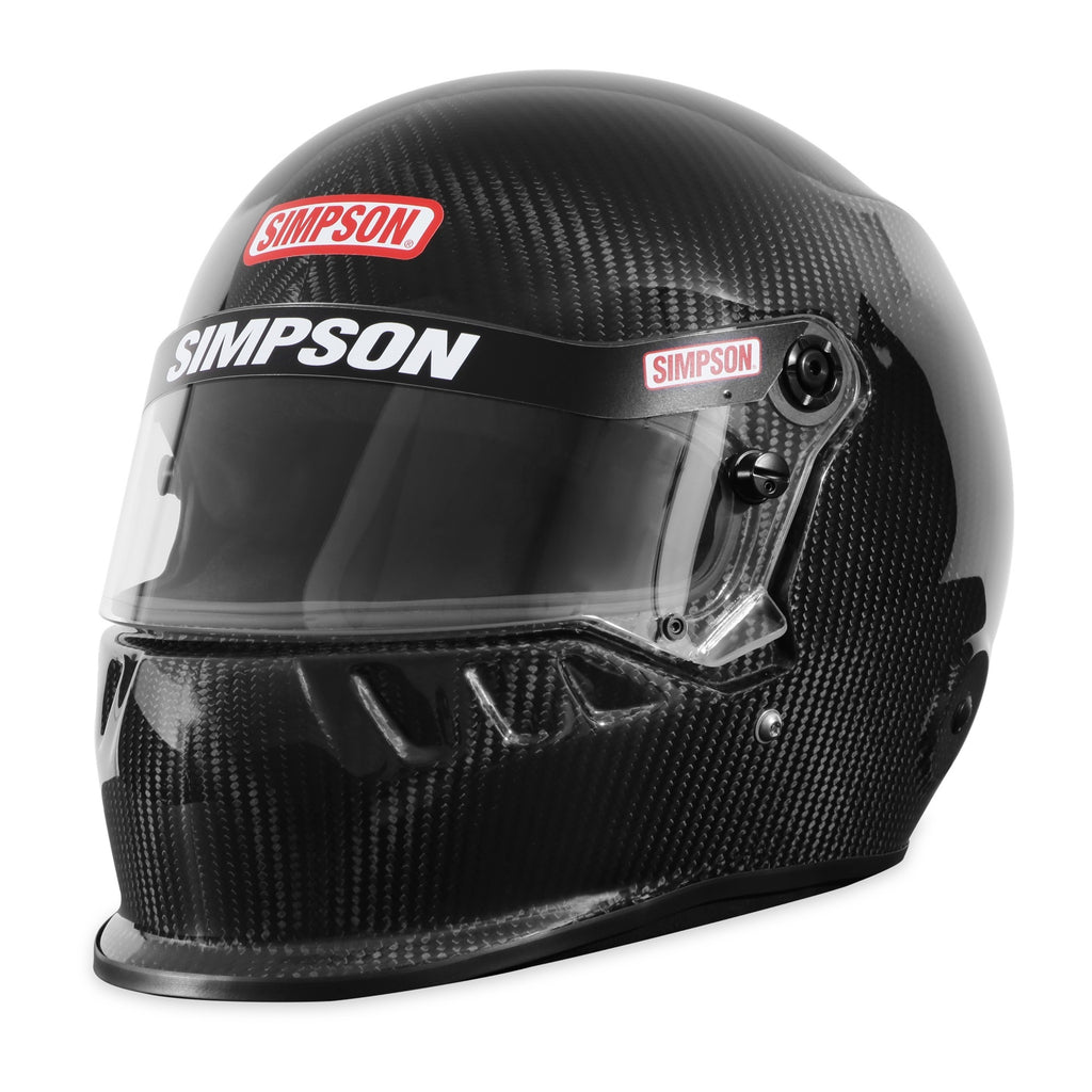 SIMPSON SAFETY 995004C Simpson Safety Vudo Full Face Helmet with Carbon Fiber Shell, SA2025, X-Large