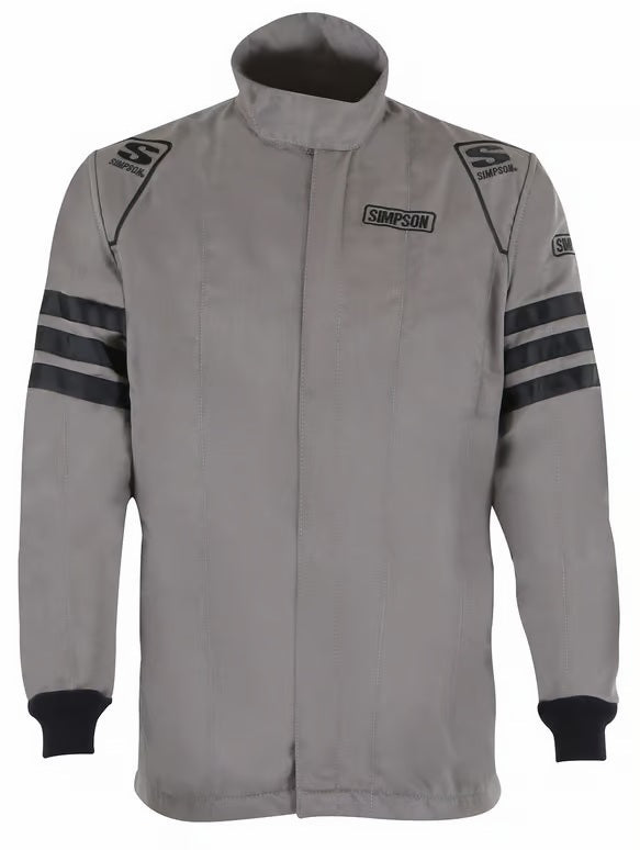 SIMPSON SAFETY C405412 Jacket Classic X-Large Gray SFI5