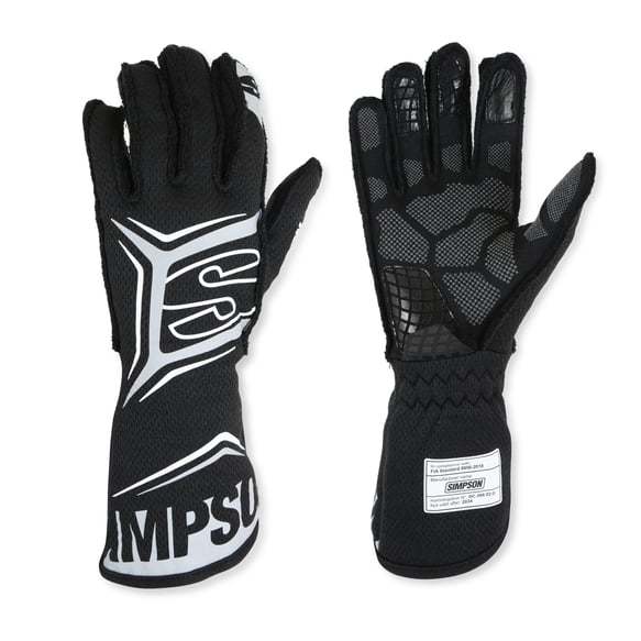 SIMPSON SAFETY MGXK Glove Magnata X-Large Black SFI 3.5/5