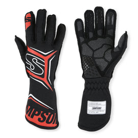 SIMPSON SAFETY MGZR Glove Magnata XX-Large Black / Red SFI 3.5/5