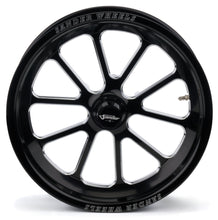 Load image into Gallery viewer, SANDER ENGINEERING 74015035A-10-BMNB Sander Engineering 740 Series 15x3.5 Inch Frgd 1 0 Spoke Spindle Mount Aluminum Wheel